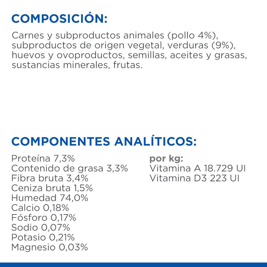 363 g Hill's Adult Perfect Weight Pollo y Vegetales lata para perros, , large Imagen numero 8