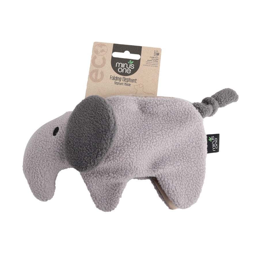 Minus One Folding Elephant peluche de trapo para perros, , large indicador imagen numero 2