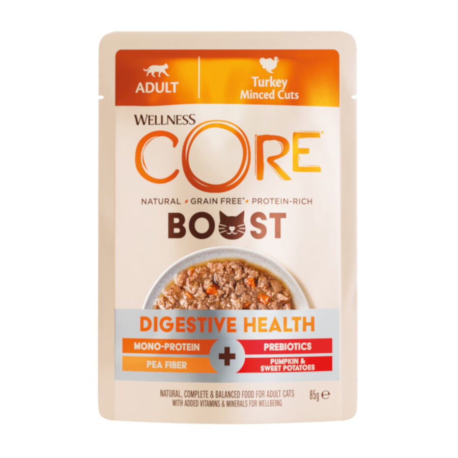 85 g Wellness Core Boost digestivos sobre Pavo para gatos, , large indicador imagen numero 1