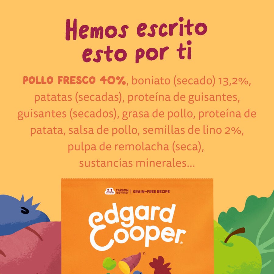 12 kg Edgard & Cooper Adult Pollo pienso para perros, , large indicador imagen numero 8