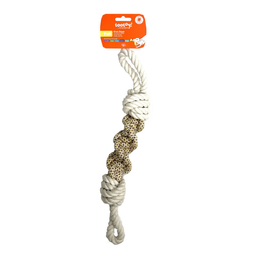 Tootoy! Mordedor de Cuerda con Nudos para perros, , large indicador imagen numero 7