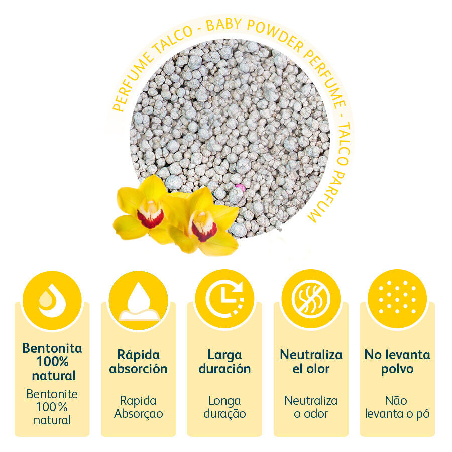 Nova Clean Ultra Arena Aglomerante de Talco para gatos, , large Imagen numero 3