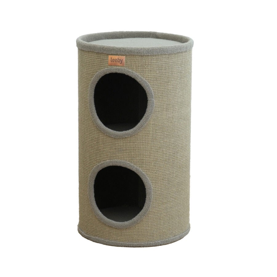 Leeby BonBon barril rascador con cama nido para gatos, , large indicador imagen numero 1