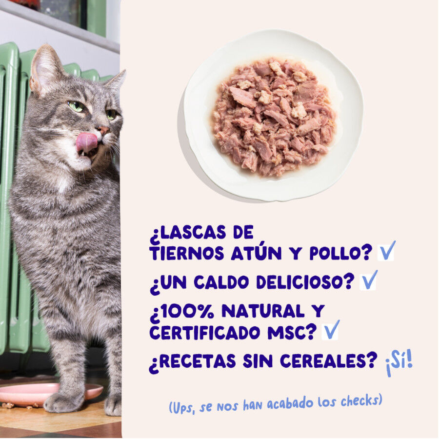 70 g Edgard & Cooper Filetes de At&uacute;n y Pollo lata para gatos, , large indicador imagen numero 4