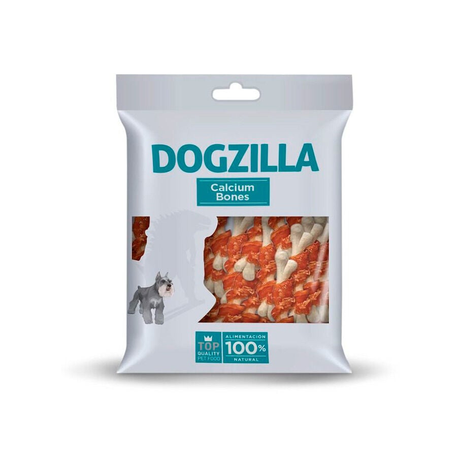 100 g Dogzilla Snacks dentales Calcium Bones para perros, , large Imagen numero 1