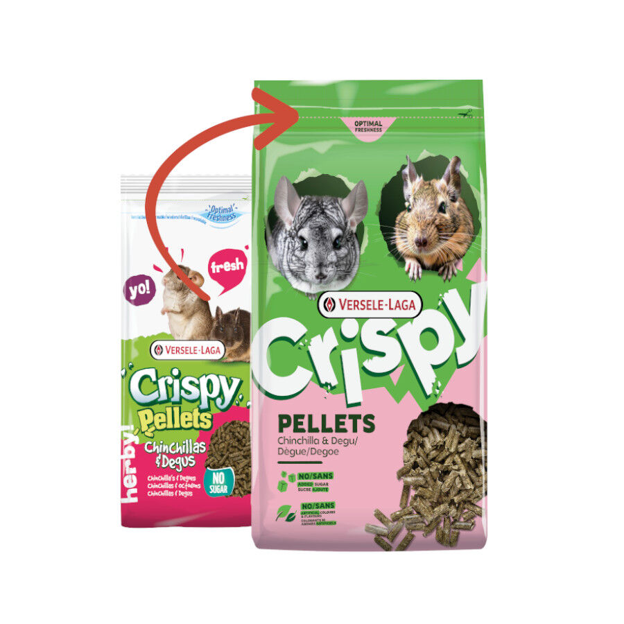 1 kg Versele-Laga Cripsy Pellets Pienso para chinchillas y deg&uacute;s, , large indicador imagen numero 2