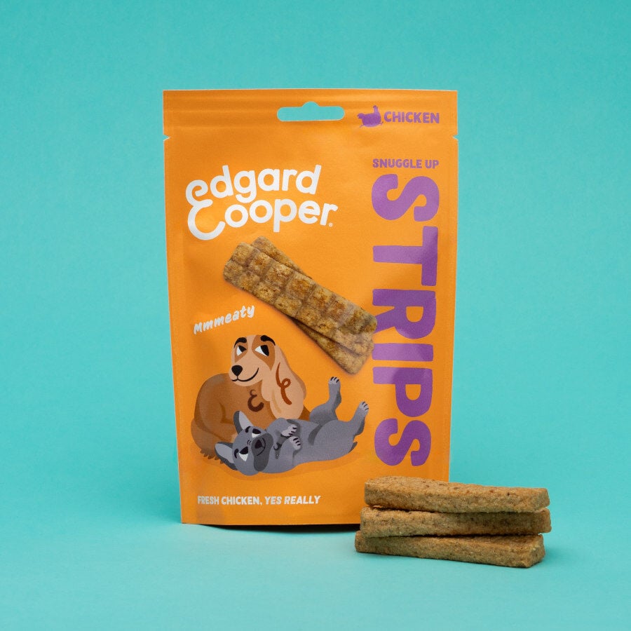 75 g Edgard & Cooper Tiras de Pollo snack para perros, , large Imagen numero 2
