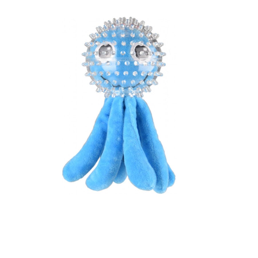 Flamingo Wilco Calamar Azul de Peluche para perros, , large Imagen numero 1