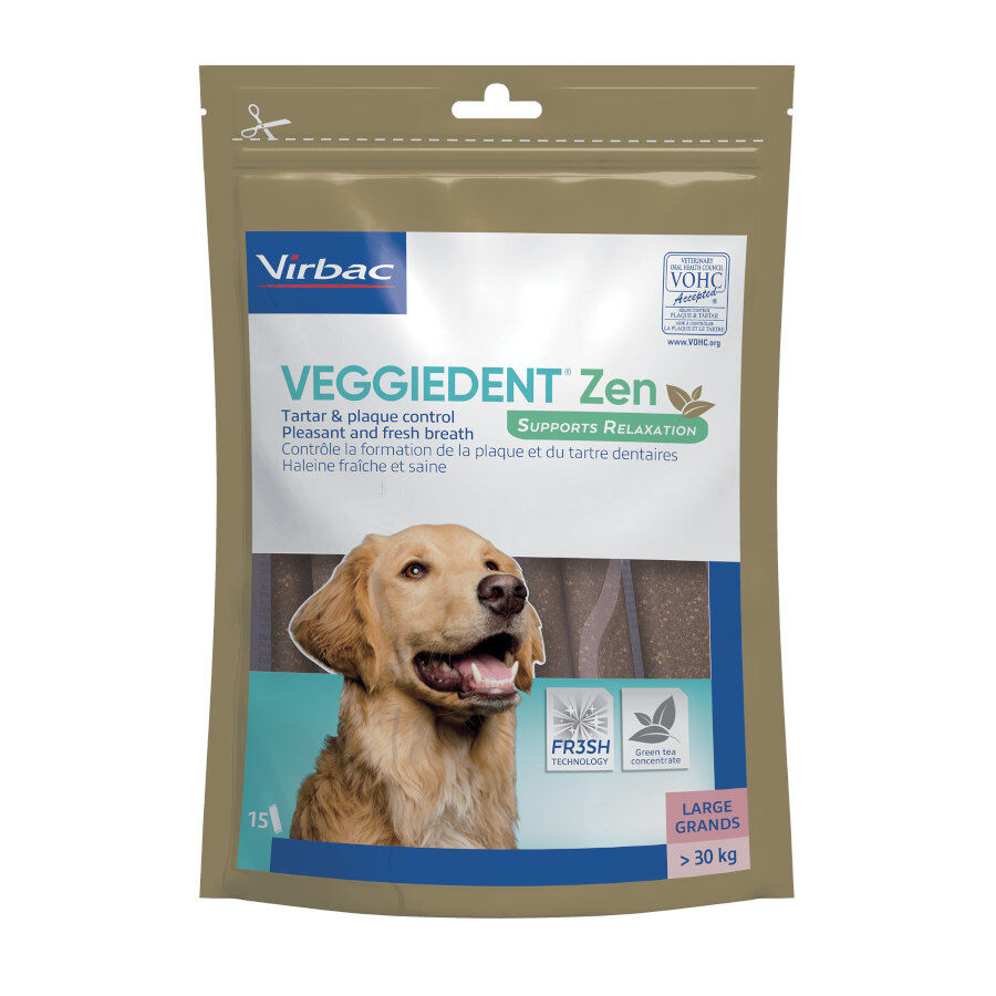 15 barritas Virbac L&aacute;minas Veggiedent Zen L para perros, , large indicador imagen numero 2