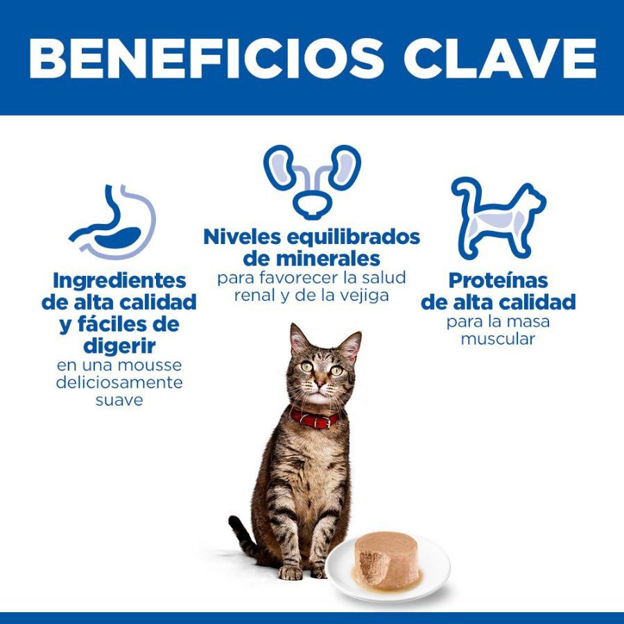 85 g Hill's Science Plan Adult Mousse de Pollo lata para gatos, , large indicador imagen numero 5