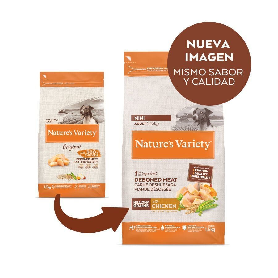 7 kg Nature's Variety Healthy Grains Adult Mini Pollo pienso para perros, , large Imagen numero 2