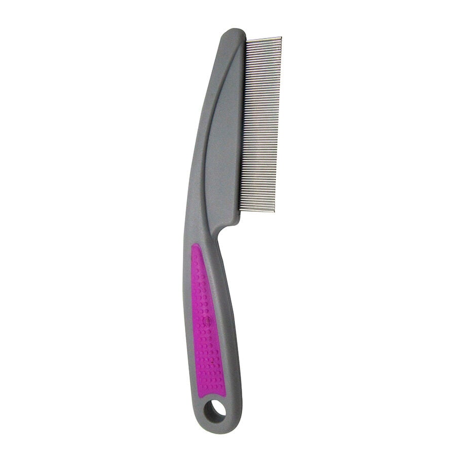 Nice Care Peine Antipar&aacute;sitos Morado para perros