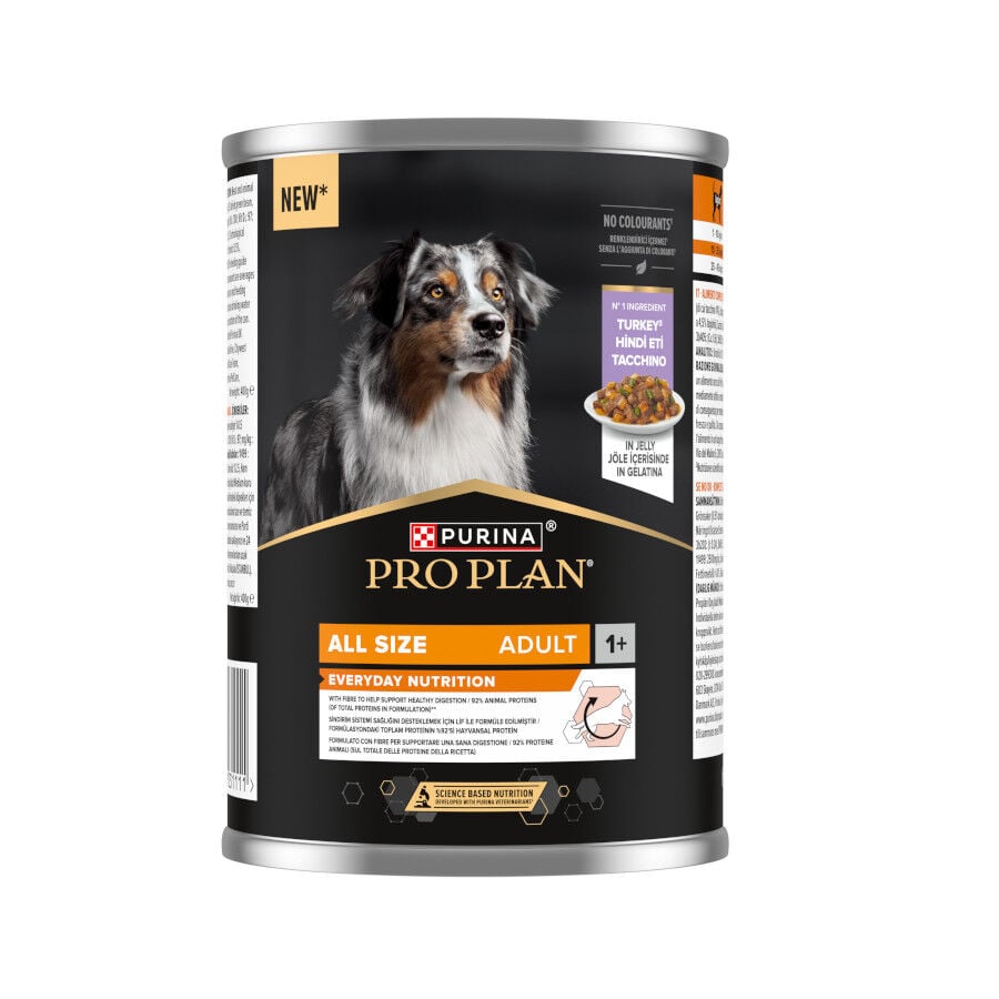 400 g Purina Pro Plan Lata en Gelatina Pavo para perros, , large indicador imagen numero 1