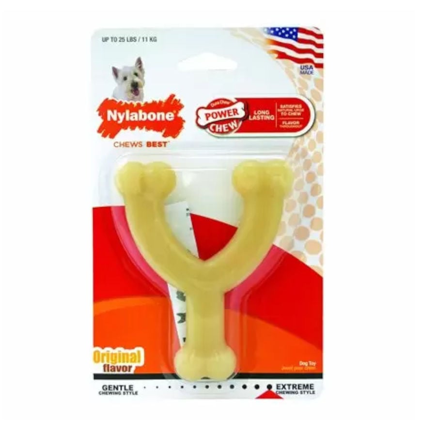Nylabone Dura Chew Wishbone Hueso Mordedor para perros, , large Imagen numero 1