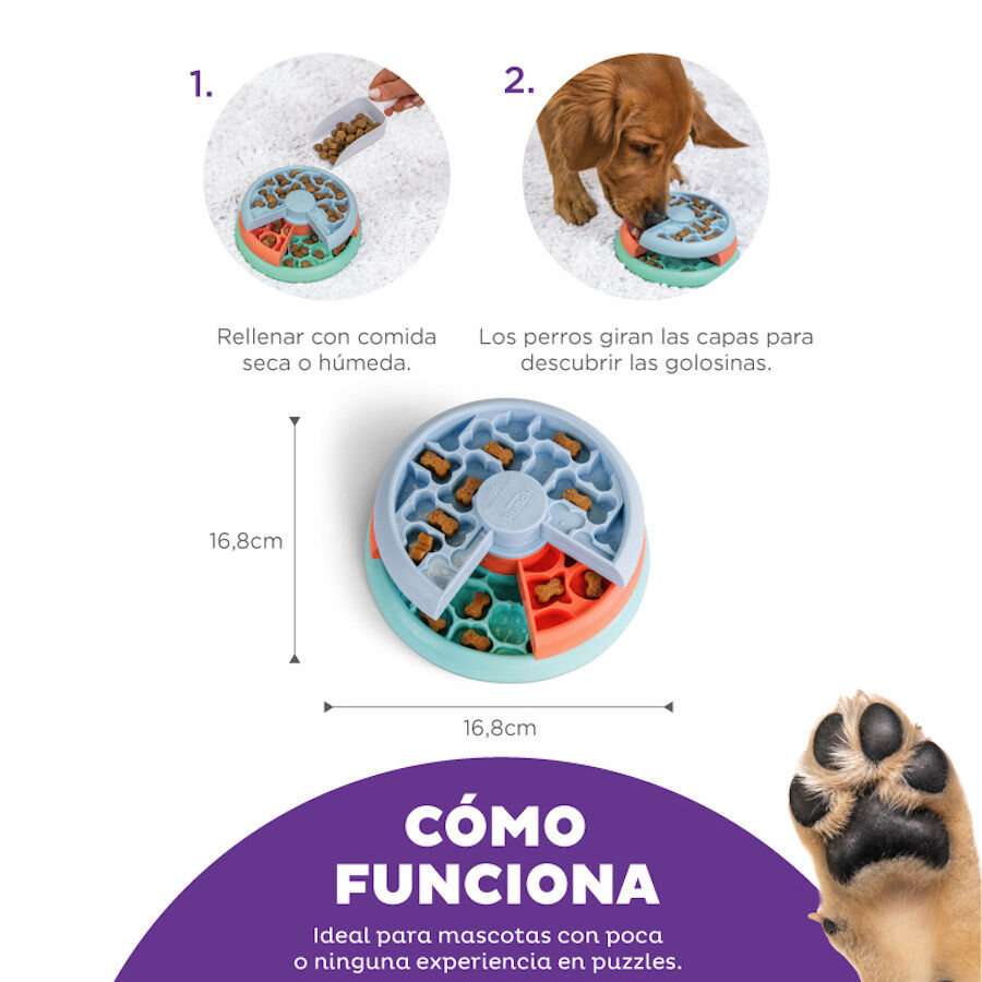 Outward Hound Puppy Lickin' Layers Juguete Interactivo con Chuches para perros, , large Imagen numero 5