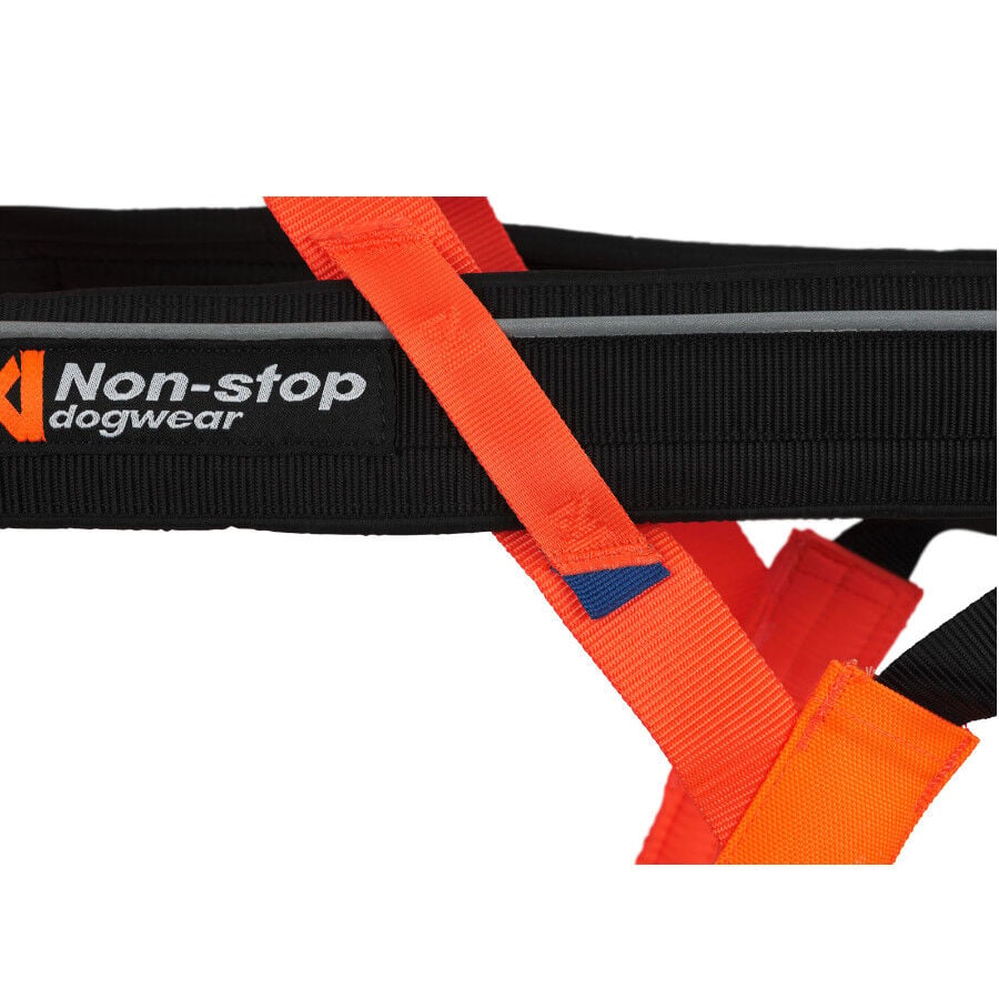 Non-stop dogwear Freemotion Arn&eacute;s Negro y Naranja para perros, , large indicador imagen numero 7