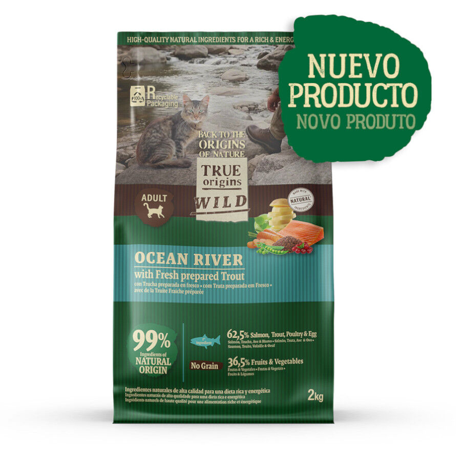 6 kg True Origins Wild Ocean River Salm&oacute;n y Trucha pienso para gatos, , large Imagen numero 1