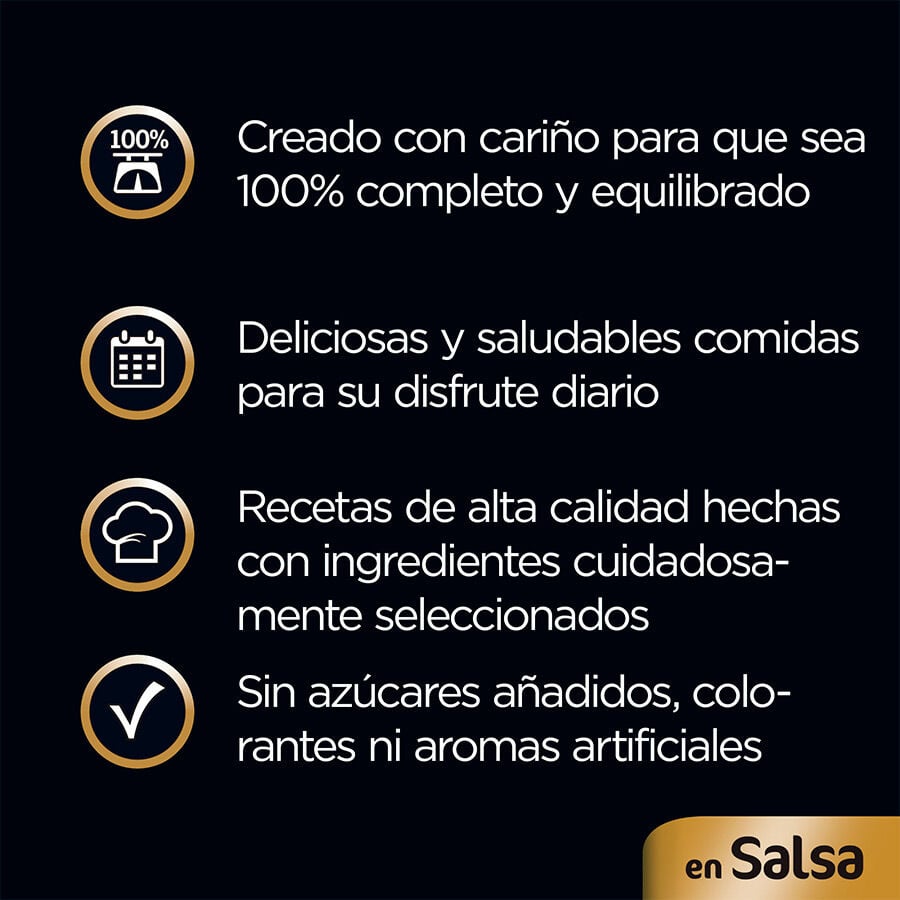 4 sobres x 100 g Cesar Carnes Mixtas Salsa en Bolsita para Perros , , large Imagen numero 4