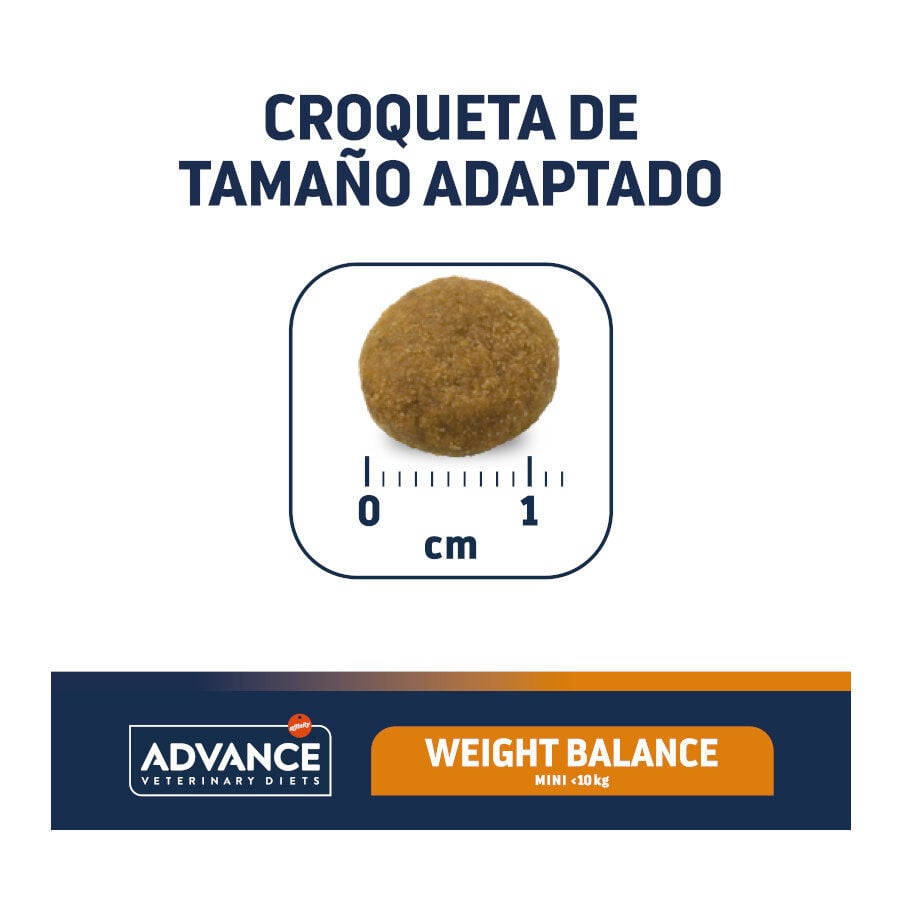 3 kg Advance Veterinary Diets Weight Balance Mini pienso para perros, , large Imagen numero 3
