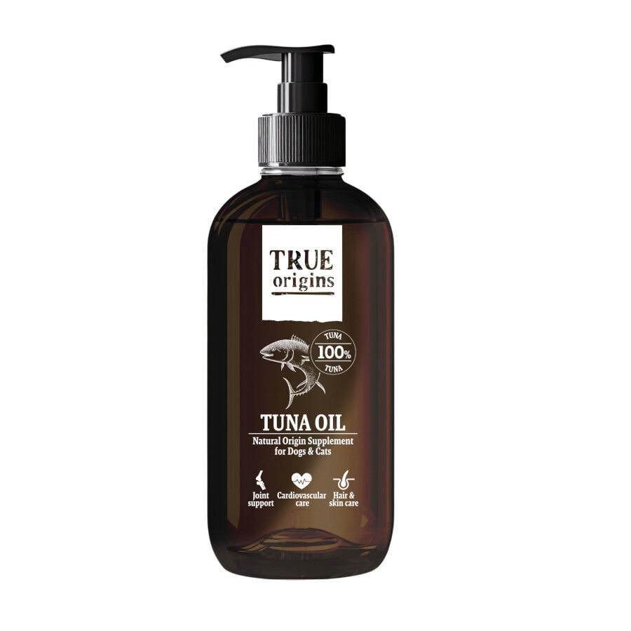 True Origins Wild Aceite de At&uacute;n para perros y gatos
