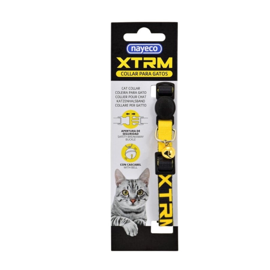 Nayeco X-Trm Neon Flash Negro collar para gatos, , large Imagen numero 2