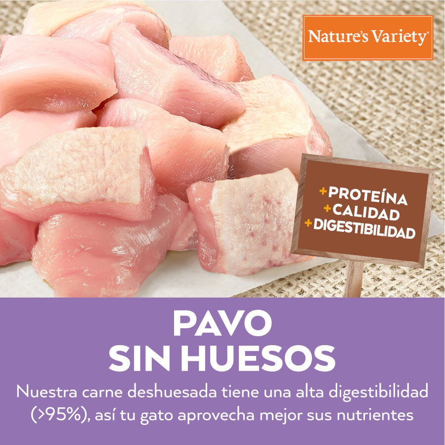 7 kg Nature's Variety No Grain Adult Sterilized Pavo pienso para gatos, , large Imagen numero 2