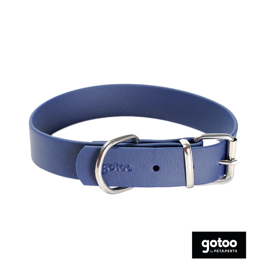 Gotoo Collar Biothane azul para perros, , large indicador imagen numero 2