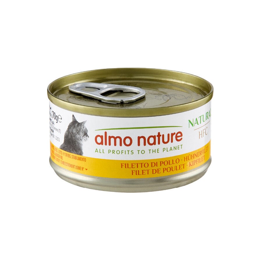 70 g Almo Nature HFC Natural Pollo lata para gatos , , large Imagen numero 1