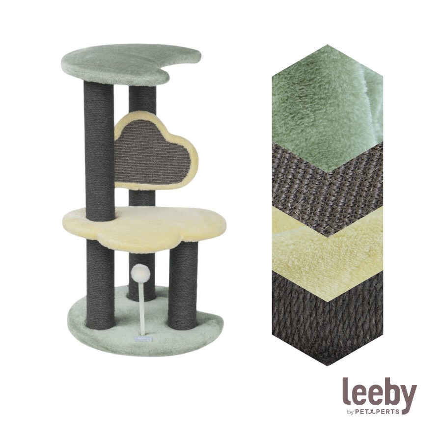 Leeby Karlo torre rascador con juguete para gatitos, , large Imagen numero 5