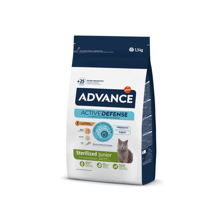 Advance Junior Sterilized pienso para gatos indicador imagen numero 1