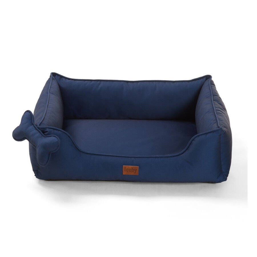 Leeby cama viscoel&aacute;stica azul para perros, , large Imagen numero 1