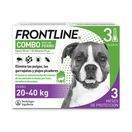 Frontline Spot On Combo Pipetas Antiparasitarias Perros 20 - 40 kg, , large Imagen numero 1