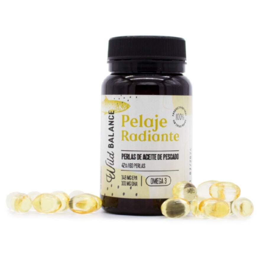 60 c&aacute;psulas de 0.7 g Wild Balance Pelaje Radiante Comprimidos para perros y gatos, , large Imagen numero 1