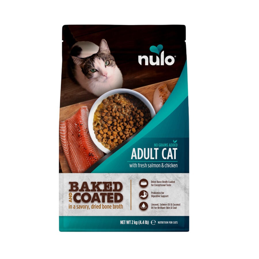 Nulo Baked & Coated Pollo y Salm&oacute;n pienso para gatos