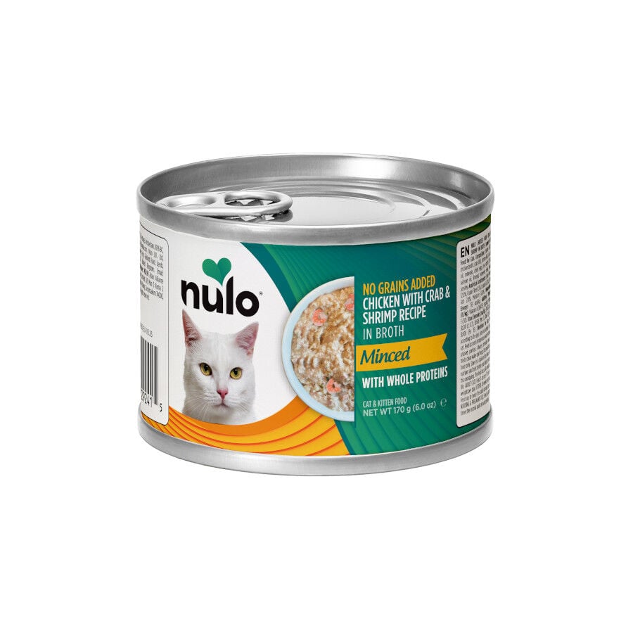 170 g Nulo Minced Pollo con Cangrejo y Gamba Lata para gatos, , large Imagen numero 1