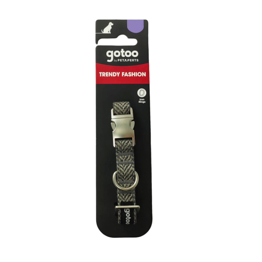Gotoo Collar espiga gris para perros, , large indicador imagen numero 6