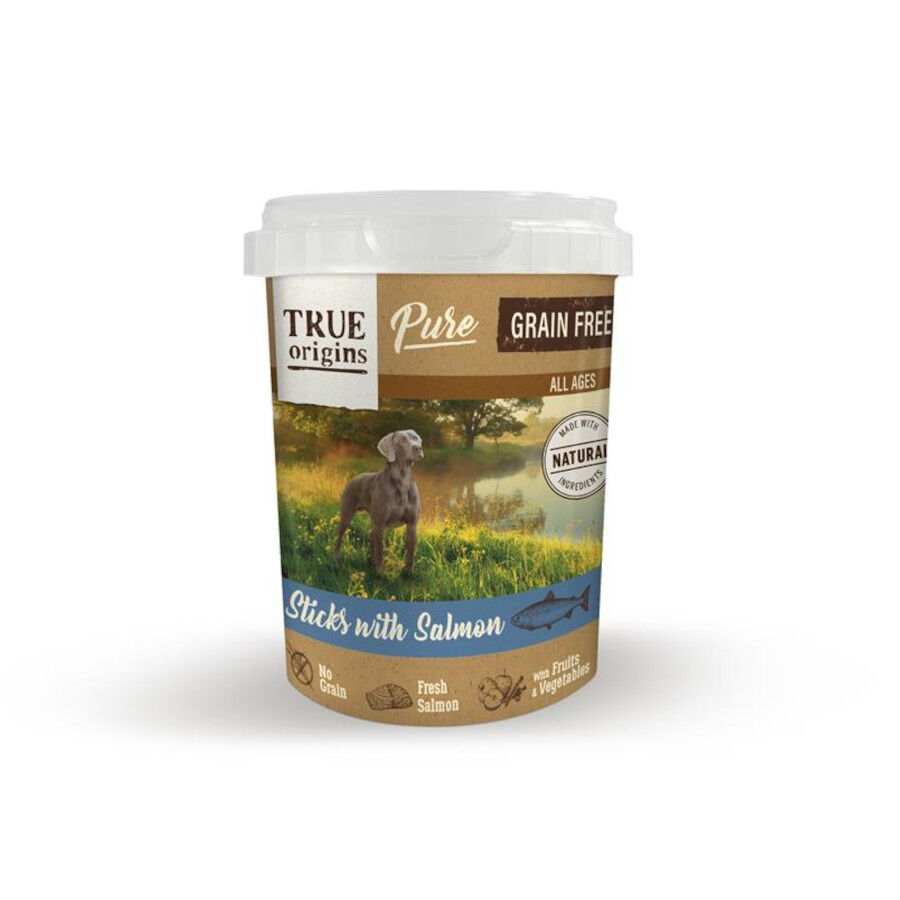 True Origins Pure Salm&oacute;n Barritas para perros