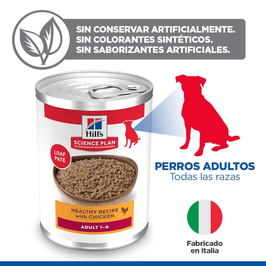 370 g Hill's Science Plan Adult pollo lata para perros, , large indicador imagen numero 4