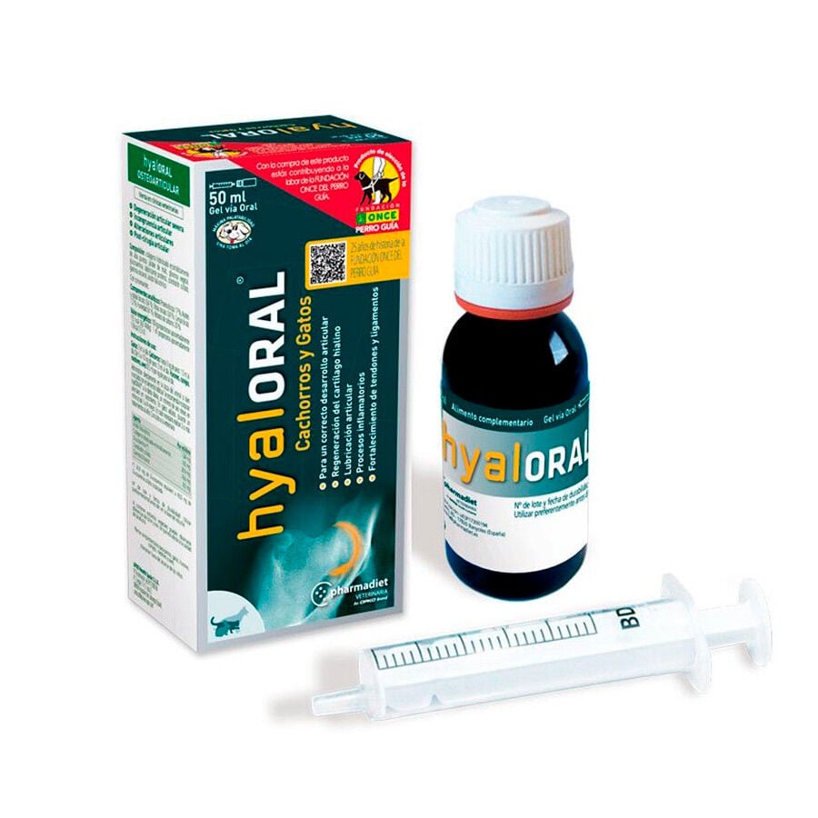 50  ml Pharmadiet Hyaloral Complemento en Gel para perros y gatos, , large Imagen numero 1