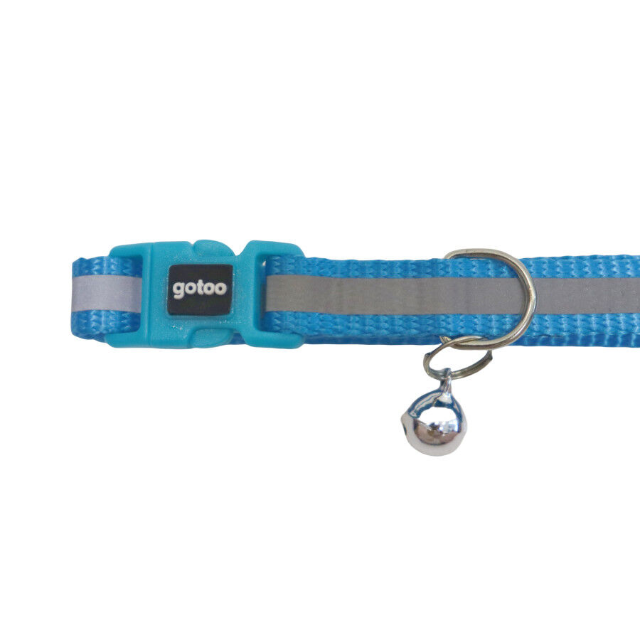 Gotoo Collar reflectante azul para gatos, , large indicador imagen numero 4