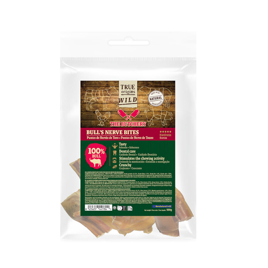 500 g True Origins Wild Puntas Nervio Toro Snack para perros, , large Imagen numero 2