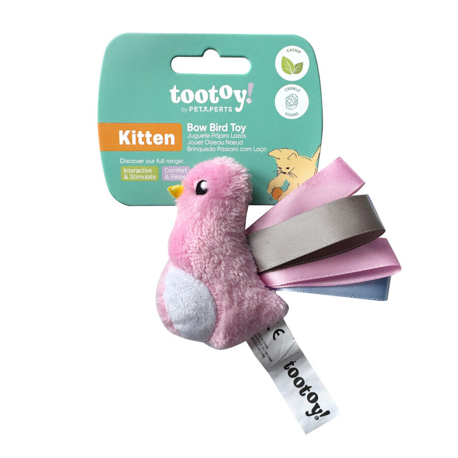 Tootoy! Peluche con Catnip P&aacute;jaro con Lazos para gatitos, , large indicador imagen numero 8