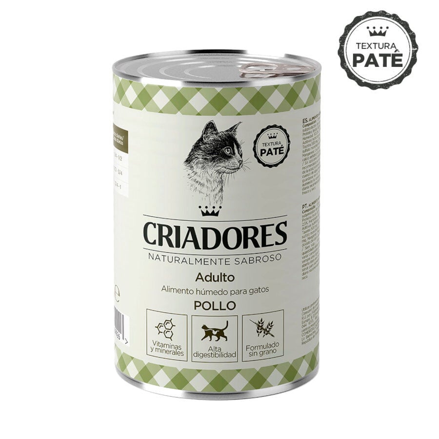 400 g Criadores Adulto Pollo Lata para Gatos, , large indicador imagen numero 2
