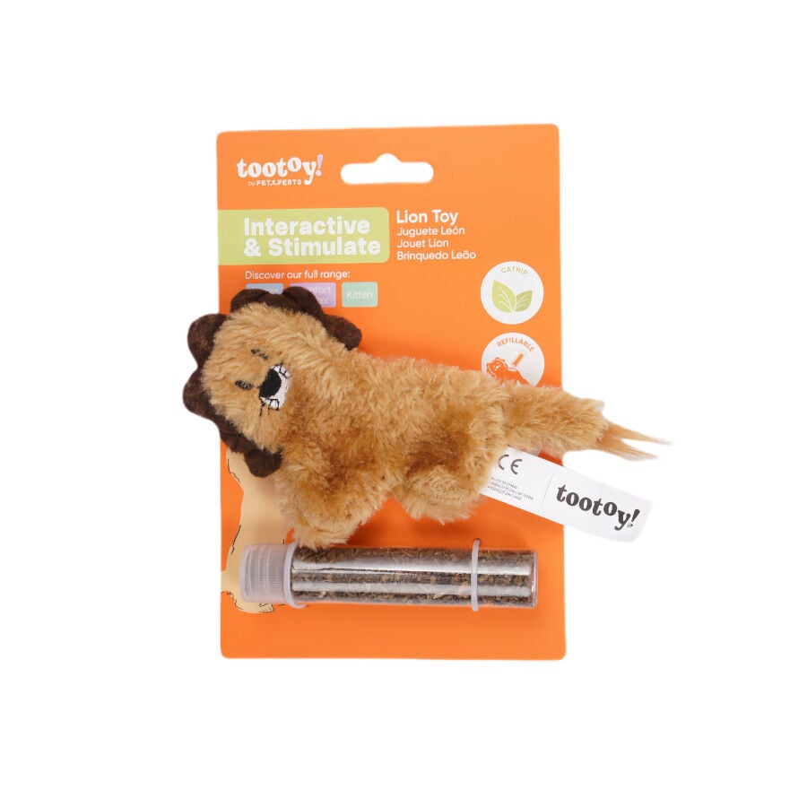 Tootoy! Le&oacute;n de Peluche con Catnip para gatos, , large Imagen numero 9