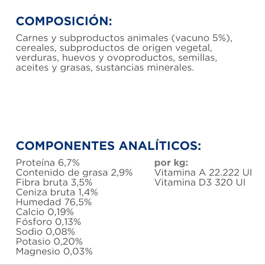 370 g Hill's Prescription Diet Metabolic Vacuno y Verduras lata para perros, , large indicador imagen numero 12