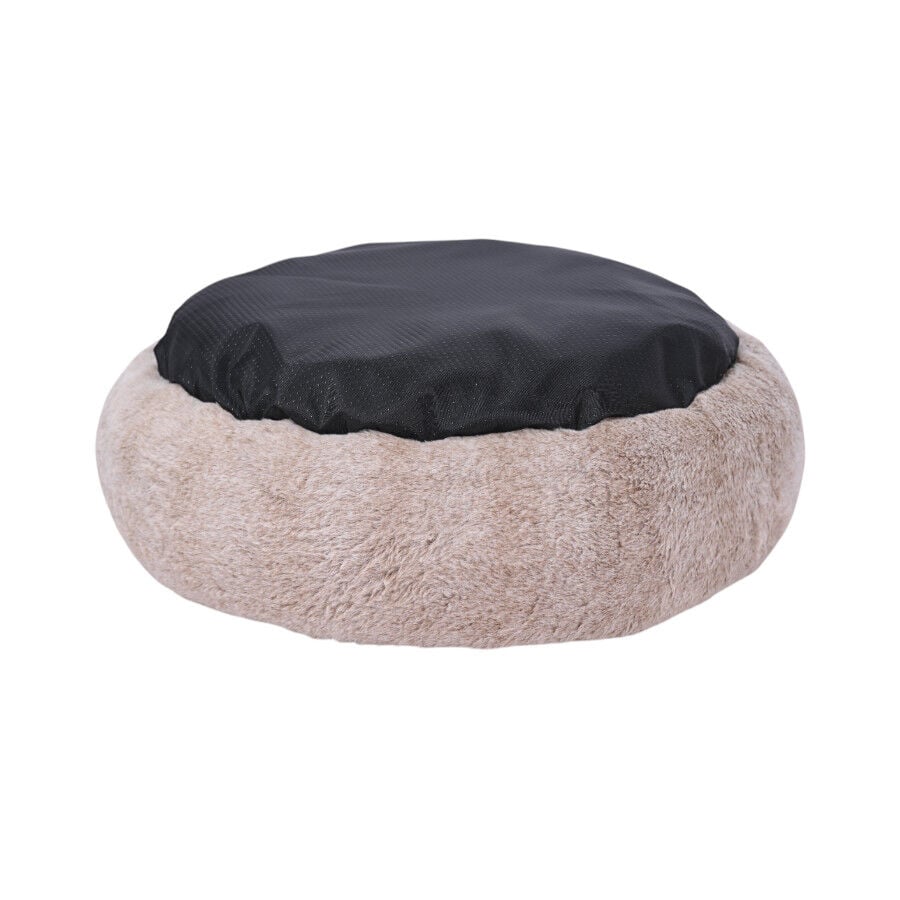 Lebby cama suave redonda beige para perros, , large Imagen numero 3