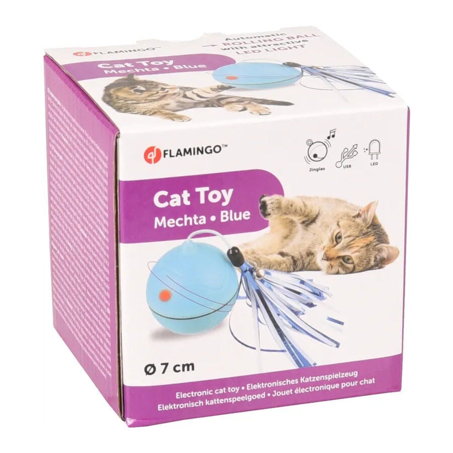 Flamingo Magic Mechta Azul Pelota con Movimiento para gatos, , large Imagen numero 4