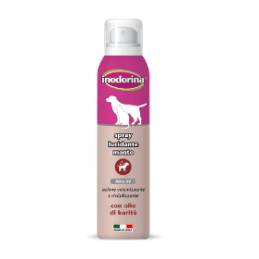 Inodorina Spray Brillo Filtro UV para perros y gatos
