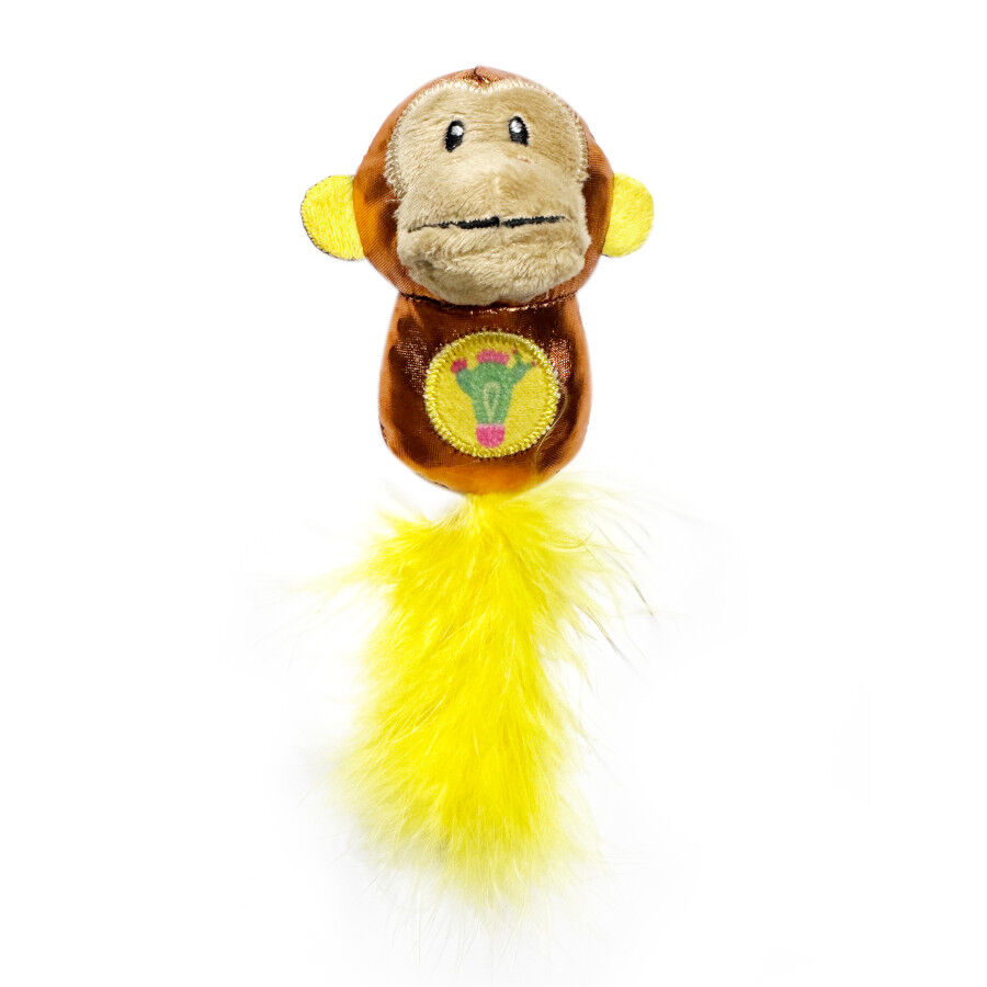 Tootoy! Peluches con Catnip Monkey & Alpaca para gatitos, , large Imagen numero 4