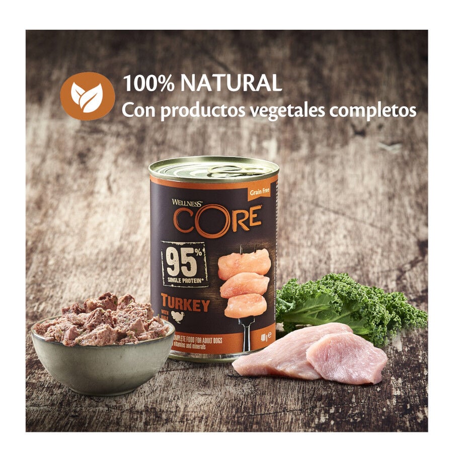 400 g Wellness Core pavo con col rizada lata para perros, , large indicador imagen numero 2
